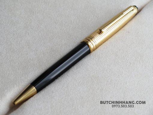 Bút Montblanc Meisterstuck Solitaire Doue Vermeil Gold Plate Ballpoint Pen