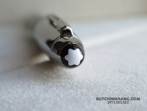 Bút Montblanc Meisterstuck Soliatire Doue Stainless Steel Legrand Fountain Pen 03997 - Hình ảnh 3