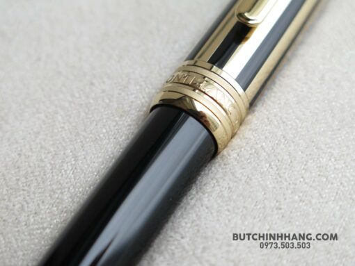 Bút Montblanc Meisterstuck Solitaire Doue Gold & Black BallPoint Pen - Image 2