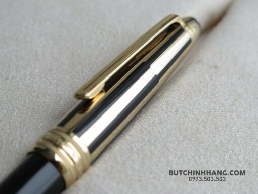 Bút Montblanc Meisterstuck Solitaire Doue Gold & Black BallPoint Pen - Image 3