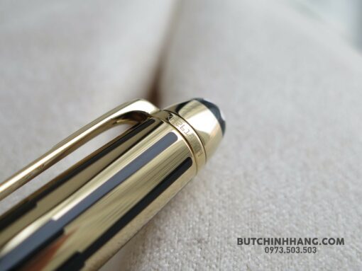 Bút Montblanc Meisterstuck Solitaire Doue Gold & Black BallPoint Pen - Image 5