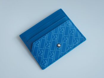 Ví đựng thẻ Montblanc M_Gram 4810 Pocket 6cc Light Blue 128633 - vi da montblanc meisterstuck wallet 6cc 14553 scaled