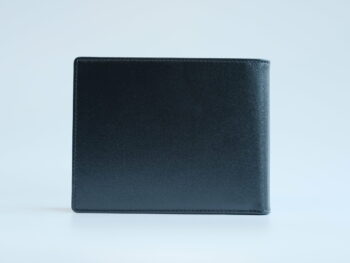 Ví Montblanc Leather Goods Meisterstuck Black/Light Blue Wallet 6cc 118292 - Ảnh 4