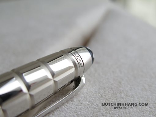 Bút Montblanc Meisterstuck Platinum Plated Facet BallPoint Pen