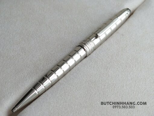 Bút Montblanc Meisterstuck Solitaire Platinum Plated Facet BallPoint Pen 38248