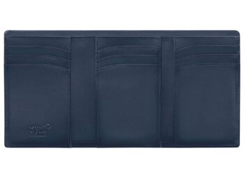 Ví Montblanc Meisterstuck Navy Leather 9cc Business Card Holder 114538 - vi montblanc meisterstuck navy leather 9cc business card holder 114539
