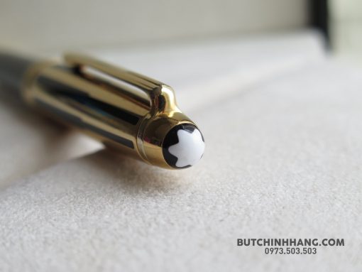 Bút Montblanc Meisterstuck Solitaire Doue Gold & Black BallPoint Pen