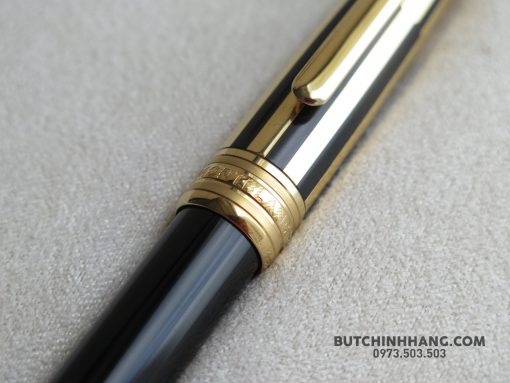 Bút Montblanc Meisterstuck Solitaire Doue Gold & Black BallPoint Pen