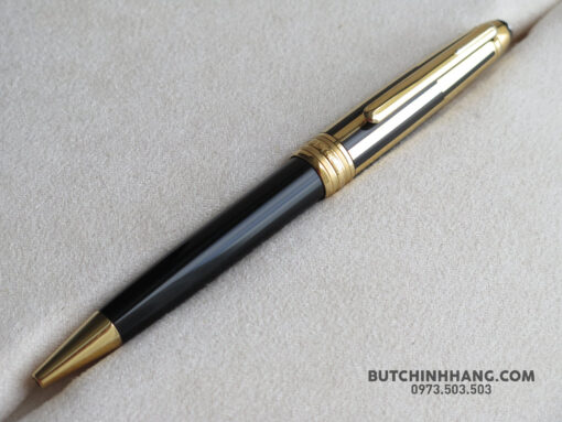 Bút Montblanc Meisterstuck Solitaire Doue Gold & Black BallPoint Pen