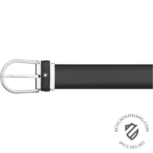 Thắt lưng Montblanc Grey Cut-to-size Business Belt 118414 Thắt lưng Montblanc Mới Nguyên Hộp 2