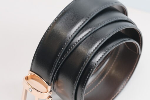 Thắt lưng Montblanc Black Reversible Cut-to-size Business Belt 114413  – 3cm
