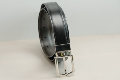 Thắt lưng Montblanc Black Reversible Cut-to-Size Business Belt 111080  – 3cm Thắt lưng Montblanc Mới Nguyên Hộp 2
