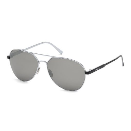 Mắt kính Montblanc Grey Mirror Aviator Sunglasses C60 Kính Mát Montblanc Mới Nguyên Hộp