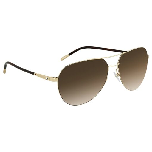 Mắt kính Montblanc Brown Gradient Aviator Sunglasses F60