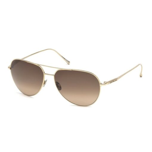 Mắt Kính Montblanc Brown Gradient Aviator Sunglasses F61