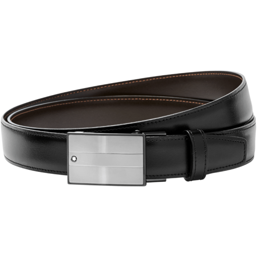 Montblanc Mat & Shiny Stainless Steel Roll Plate Buckle 114385