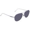 Mắt kính Montblanc Grey Mirror Aviator Sunglasses C60 Kính Mát Montblanc Mới Nguyên Hộp 5