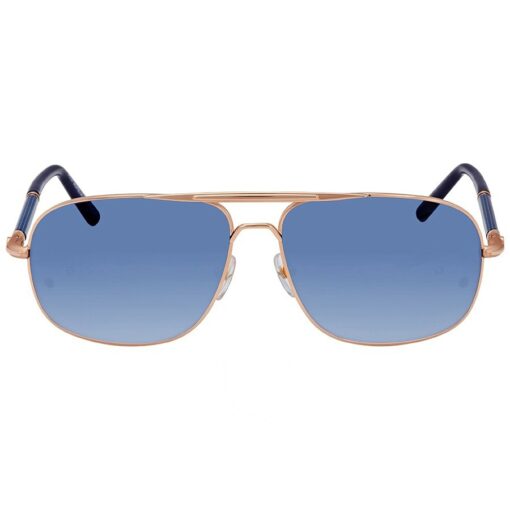 Mắt kính Montblanc Blue Rectangular Sunglasses V61
