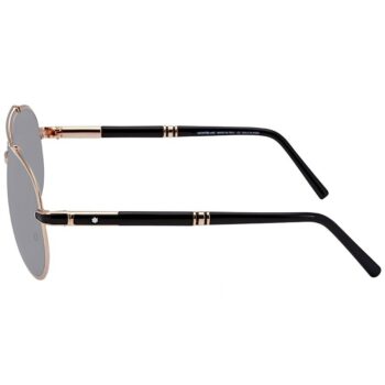 Mắt kính Montblanc Shiny Rose Gold Aviator Sunglasses D62 - mat kinh montblanc shiny rose gold aviator sunglasses d62