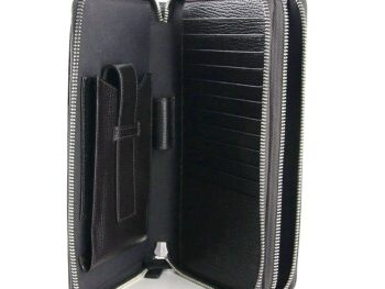 Montblanc Clutch Travel Companion Zipper & Handle 119291 Leather Bag 11cc - montblanc clutch travel companion zipper amp handle 119291 leather bag 11cc 5