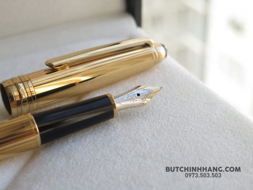 Bút Montblanc Solitaire Gold Plated Vermeil Fountain Pen