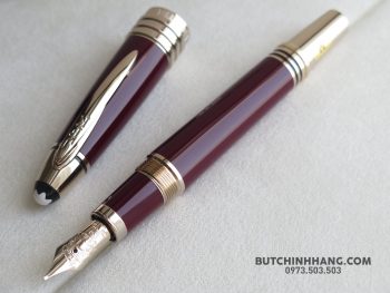 Montblanc John F. Kennedy Special Edition Burgundy Fountain Pen 118051 Montblanc Special Edition Bút Máy Montblanc