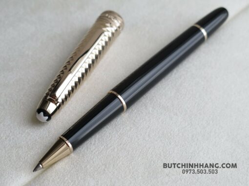 Bút Montblanc Meisterstuck Solitaire Doué Geometric Dimension Classique Rollerball Pen 105988