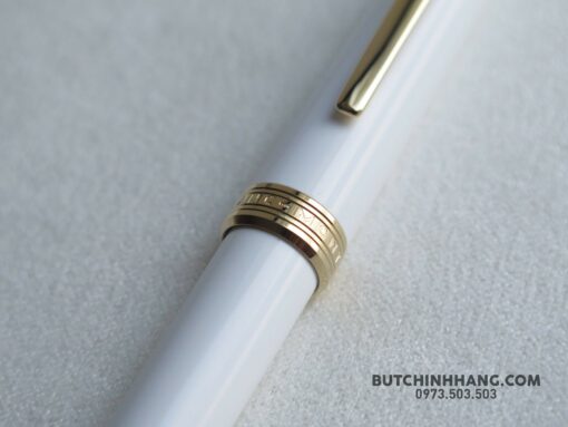Bút Montblanc Pix White Ballpoint Pen 117659 - Image 2