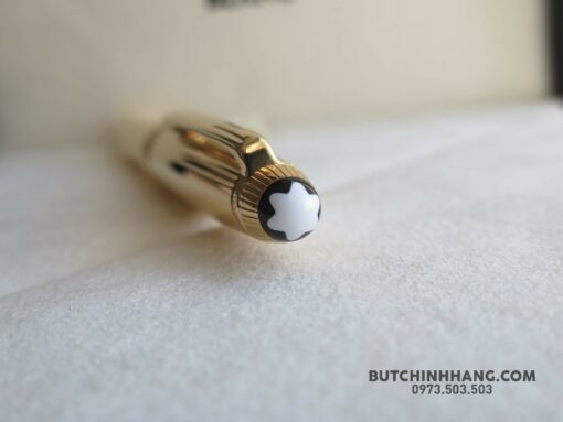 Bút Montblanc Solitaire Gold Plated Vermeil Fountain Pen - Image 5