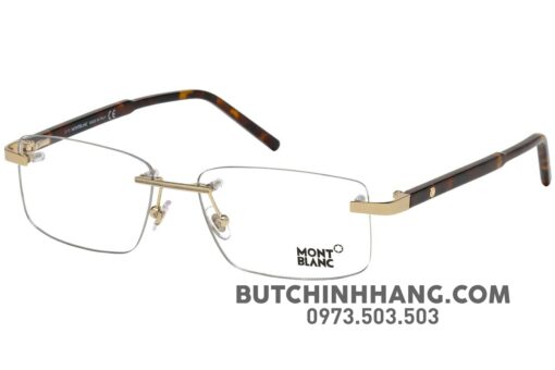 Mắt kính Montblanc Havana Eyeglasses 58