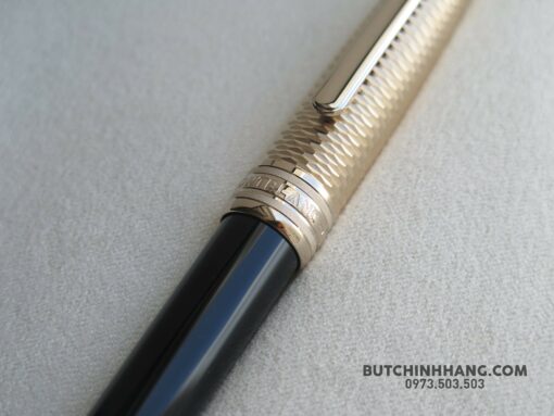 Montblanc Meisterstuck Solitaire Doué Geometry Classique Rollerball Pen 118093 - Image 6