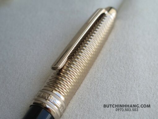 Montblanc Meisterstuck Solitaire Doué Geometry Classique Rollerball Pen 118093 - Image 5
