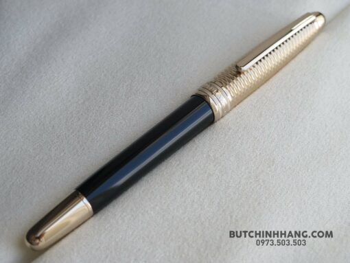 Montblanc Meisterstuck Solitaire Doué Geometry Classique Rollerball Pen 118093 - Image 2
