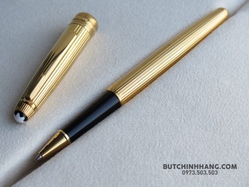 Bút Montblanc Solitaire Gold Plated Vermeil Rollerball Pen