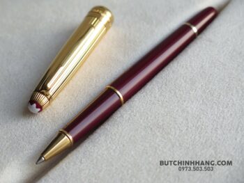 Bút Montblanc Meisterstuck Solitaire Doue Vermeil Burgundy Rollerball Pen