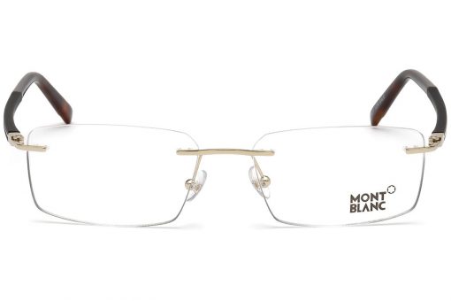 Gọng kính Montblanc Men Rimless Eyeglasses 56 Kính Mát Montblanc Mới Nguyên Hộp