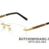 Gọng kính Montblanc Men Rimless Gold Eyeglasses 491 - gong kinh montblanc men rimless gold eyeglasses 491