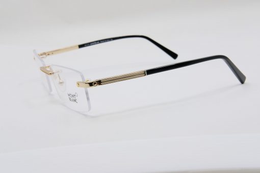 Gọng kính Montblanc Rimless Gold Eyeglasses MB545 Gọng kính Montblanc Mới Nguyên Hộp 3