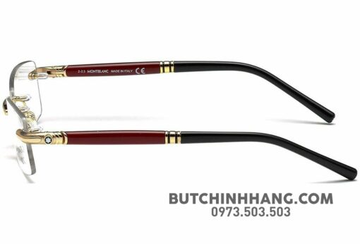 Gọng kính Montblanc Endura & Gold Frame Men's Eyeglasses MB474 - Hình ảnh 2