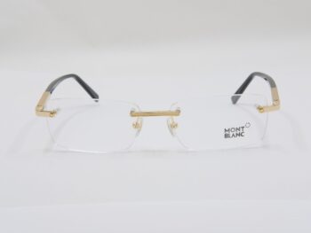 Gọng kính Montblanc Rimless Gold Eyeglasses MB545 - gong kinh montblanc rimless gold eyeglasses mb548 scaled