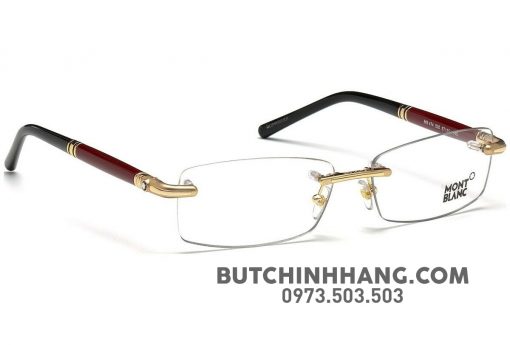 Gọng kính Montblanc Endura & Gold Frame Men’s Eyeglasses MB474 Gọng kính Montblanc Mới Nguyên Hộp