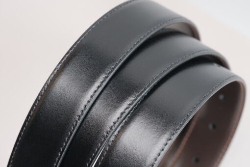 Thắt lưng Montblanc Casual Oval Reversible Leather Belt 105123  – 3cm