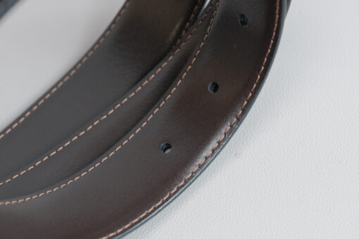 Thắt lưng Montblanc Casual Oval Reversible Leather Belt 105123  – 3cm