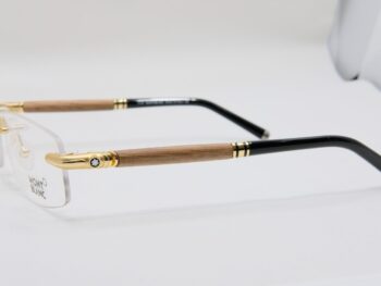 Gọng kính Montblanc Eyeglasses Shiny Gold Light Brown 491 - gong kinh montblanc eyeglasses shiny gold light brown 491 scaled