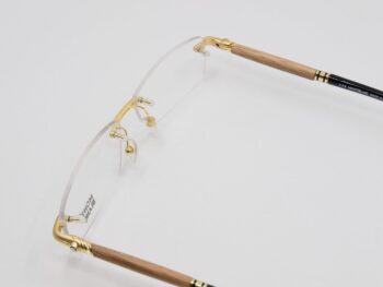 Gọng kính Montblanc Eyeglasses Shiny Gold Light Brown 491 - gong kinh montblanc eyeglasses shiny gold light brown 493 scaled