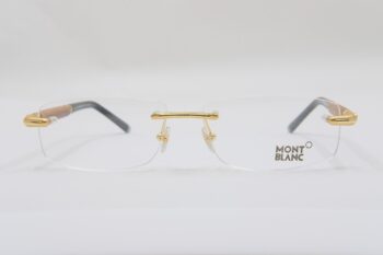 Gọng kính Montblanc Eyeglasses Shiny Gold Light Brown 491 - gong kinh montblanc eyeglasses shiny gold light brown 496