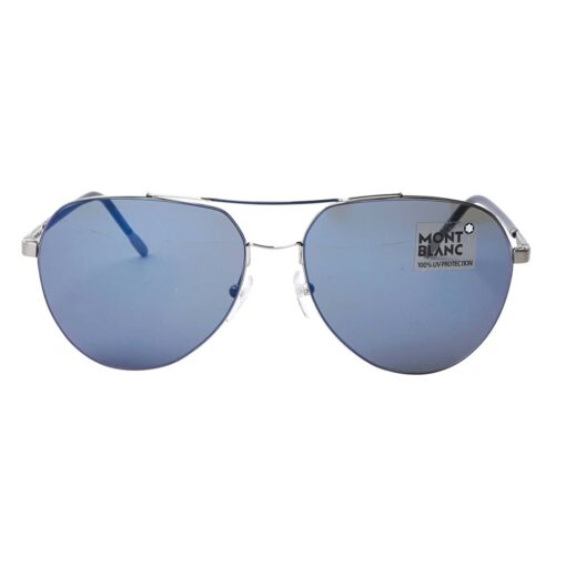 Kính mát Montblanc Blue Aviator Sunglasses X60