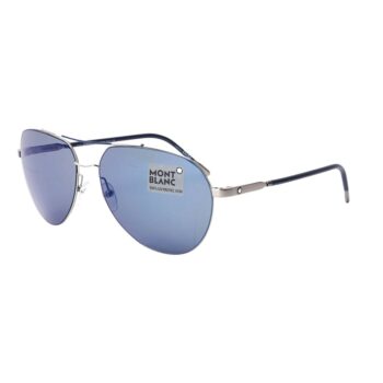Kính mát Montblanc Blue Aviator Sunglasses X60 - kinh mat montblanc blue aviator sunglasses x62