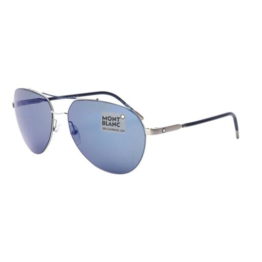 Kính mát Montblanc Blue Aviator Sunglasses X60 - Hình ảnh 2