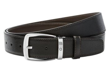 Thắt lưng Montblanc Classic Dark Brown Leather Belt 114417
